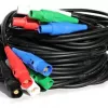 cable en bandas codificado por colores