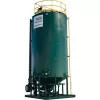 Green Upright Cone Bottom Tank product image with white background