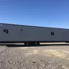 Mobile Office Trailer, 70 ft. by 14 ft., Restroom exterior front view