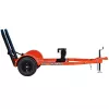 Orange Ditch Witch trailer for a walk-behind trencher