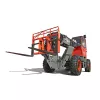 Orange Skyjack Variable Reach Forklift product image on white background