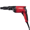 Red and black Hilti screw gun with auto feed