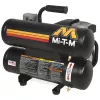 Black Mi-T-M 120 volt electric air compressor