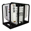 White and black American Event Services transformer with 1200 amp panel