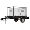 White Trane 10-ton Light Commercial Air Conditioner mounted to a trailer