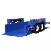 Blue Airtow Hydraulic Ground Level Equipment Trailer back view