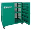 Green Greenlee Custom-stocked Gang Box/Toolbox, 35 cubic ft.