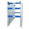 Silver and blue GME Aluminum Trench Box