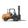 Orange and Black CASE 8,000 lb. Straight Mast Rough Terrain Forklift, 15-22 ft., 2WD