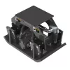 Black PALADIN Vibratory Plate Compactor Attachment for Backhoe