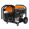 Orange and black GENERAC 8,000-8,400 W Portable Generator, Gas