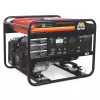 Red and black MI-T-M 7,500-7,900 W Portable Generator, Gas