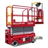 Red MEC 25 foot electric micro Scissor Lift
