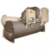 grey cylindrical chiller unit product shot
