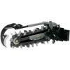 black trencher attachment for skid steer