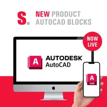 AutoCAD interface displaying construction barrier block designs, highlighting digital planning for site safety features.