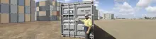 Innovative new shipping container designs featuring modular structures and modern architectural elements.
