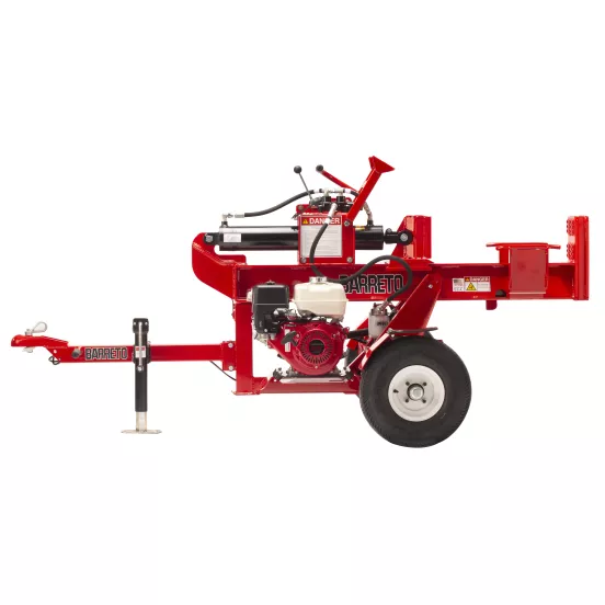 Red Barretto log splitter