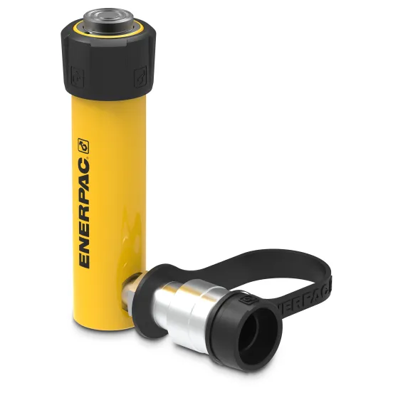 Yellow Enerpac Hydraulic Ram