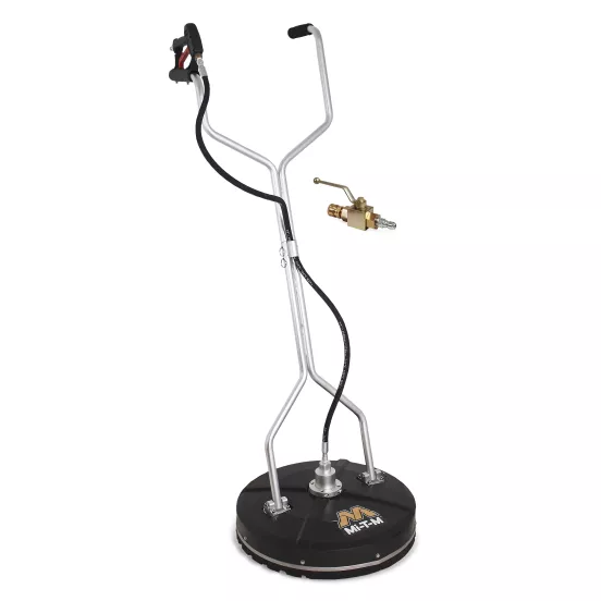 Black MiTM Pressure Washer Surface Cleaner with Rotary Wash Brush