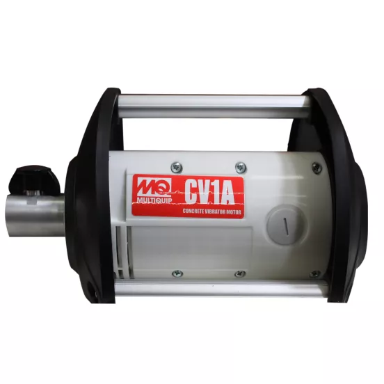 White and black MULTIQUIP Concrete Vibrator, 1 HP, Electric Powered
