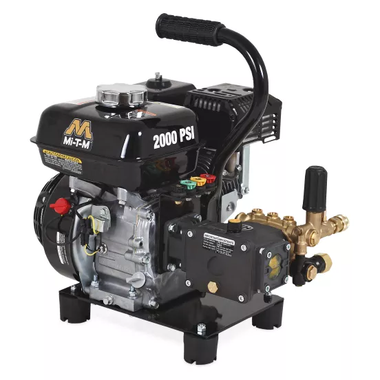 Black Mi-T-M Pressure Washer, 2,000 PSI, Gas Powered