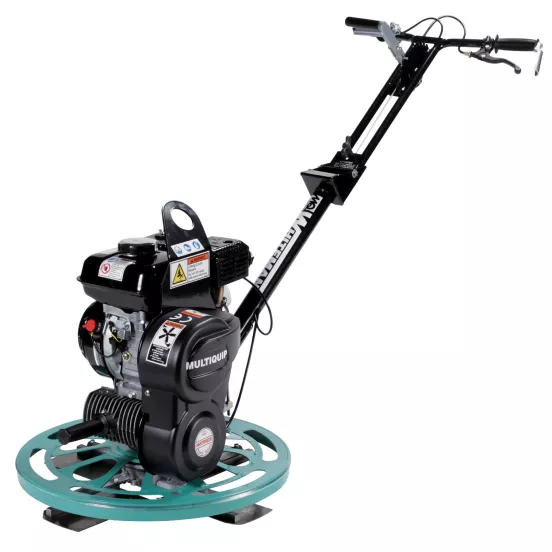 Black and green MULTIQUIP Concrete Finisher, 24-30 in., Gas Powered