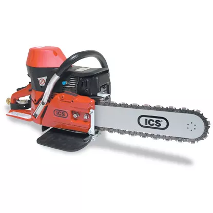 Orange Concrete Chainsaw