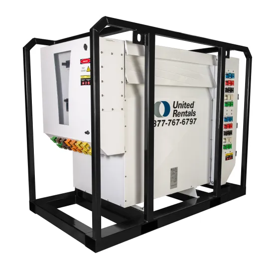 White and black GENERIC 300 kVA Step Down Transformer, 480/600V to 120/208V