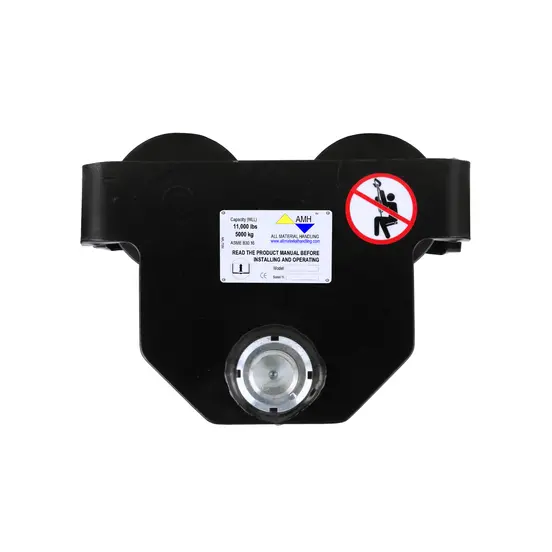 Black AMH Beam Trolley, 5 Ton