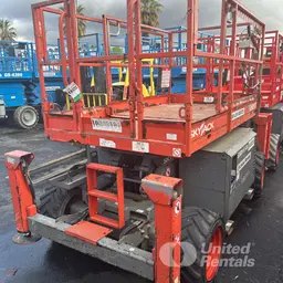 2018 Skyjack SJ6826RT Rough Terrain Scissor Lift