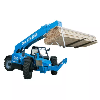 Blue Genie 10,000 lb. telehandler reach forklift lifting boards