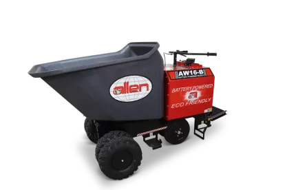 red and black allen concrete buggy product shot