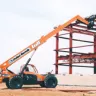 Material Handler Forklift Building Site