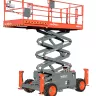 Orange and Gray 25 ft.-27 ft. with Scissor Lift extended