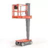 Orange and Gray Skyjack 15 ft. Vertical Mast with lift upright