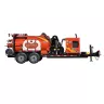 Orange Ditch Witch 512-575 CFM diesel powered vacuum trailer
