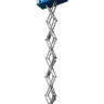 Blue Genie 39-40 ft. wide electric scissor lift fully extended