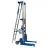 Blue Genie 650 lb. manual material lift with ladder