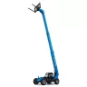 Blue Genie 8,000 lb. telehandler reach forklift with boom fully extended