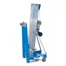 Blue and Silver Genie 700-1,000 lbs. 13-15 ft. manual material lift