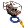 Silver Hytorc hydraulic air pump for torque wrench