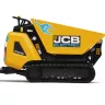 yellow jcb electric buggie side view