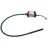 Silver and black Multiquip 1 horsepower electric concrete vibrator with hose attached