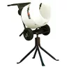 White and black Multiquip MixNGo electric Concrete Mixer with stand