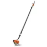 Orange and white Stihl power pruner pole saw
