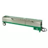 Green and silver Greenlee PVC Pipe Heater Bender, 1 in. to 6 in., Electric Powered