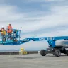 Blue Genie 60 foot 4 wheel drive telescopic boom lift