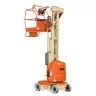 Orange JLG electric Vertical Mast Boom Lift