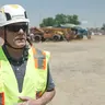 Customer at a jobsite
